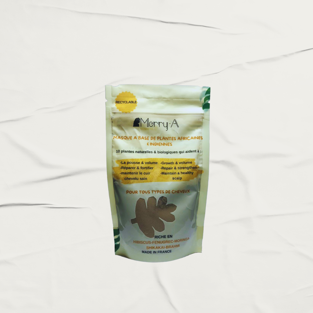 Masque à base de plantes Africaines et Indiennes naturel